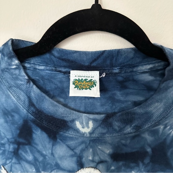 Rainforest Cafe Vintage White Tiger TieDye Tee - Picture 5 of 6